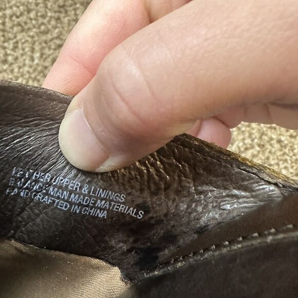 Born Clog Mules Slip On Platform Shoes Womens 8M Brown Leather - Picture 8 of 10